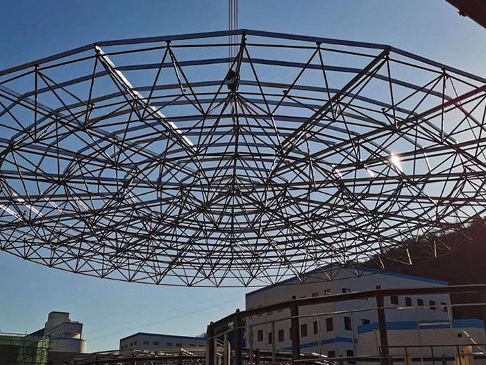 福建螺栓球网架工程施工现场