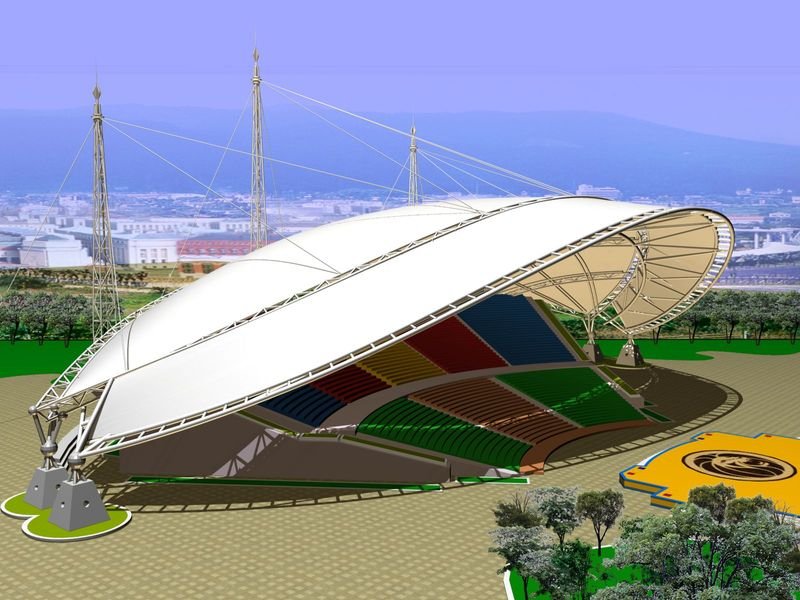 乌兰浩特体育场膜结构